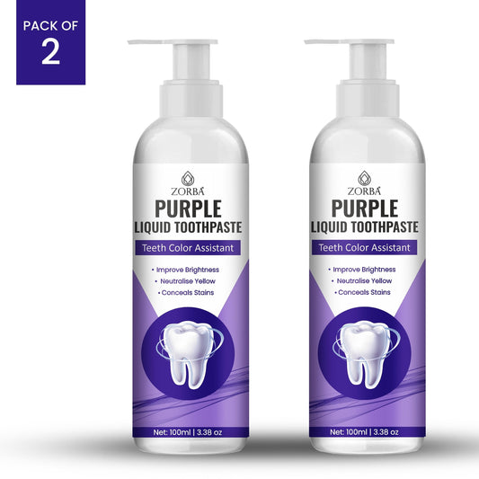 ZORBA Jevox Purple Liquid Toothpaste 200ml (Buy 1 Get 1 Free)